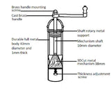 Brass Peppermill 7"