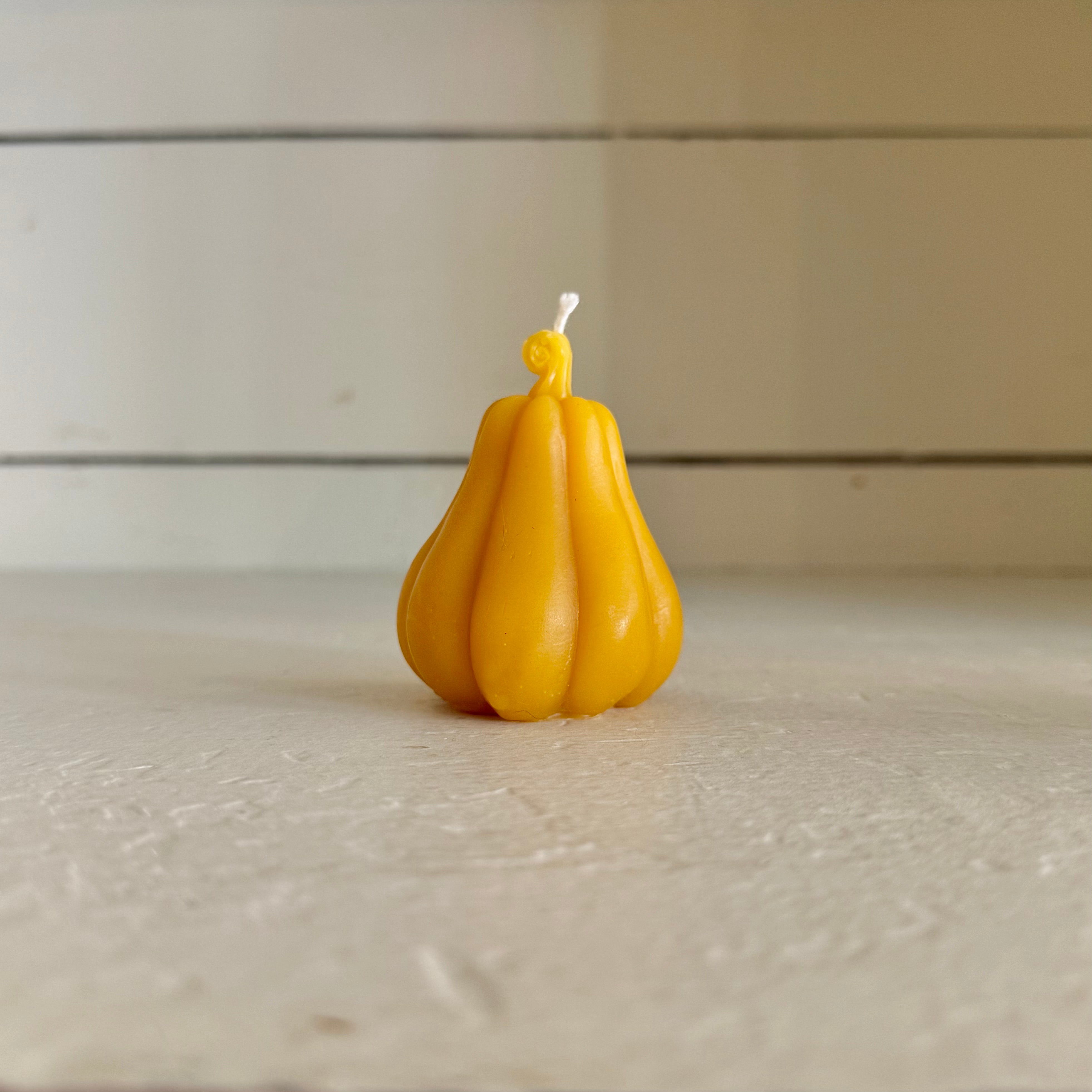 Beeswax Pumpkin Candle