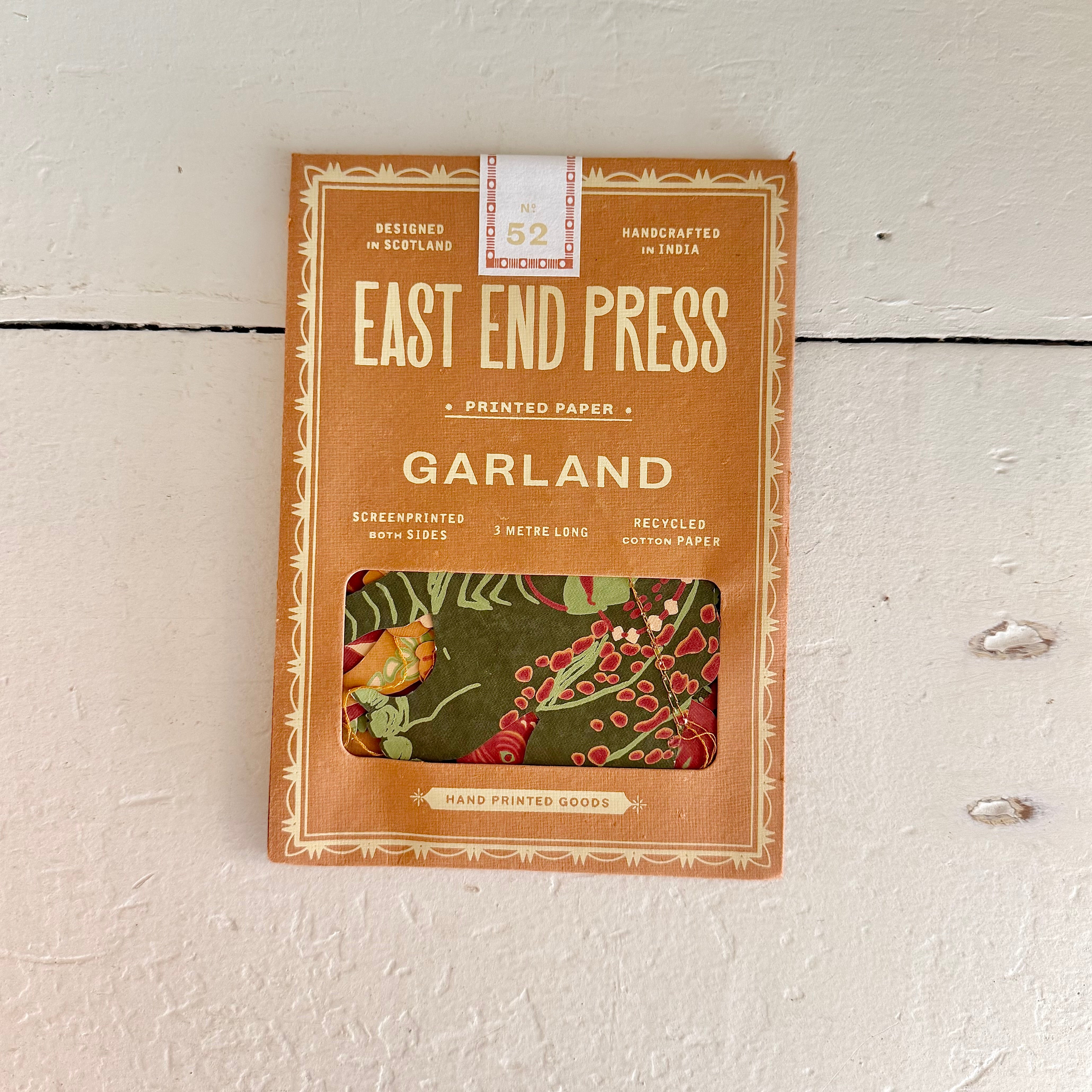 East End Press Paper Sewn Garland