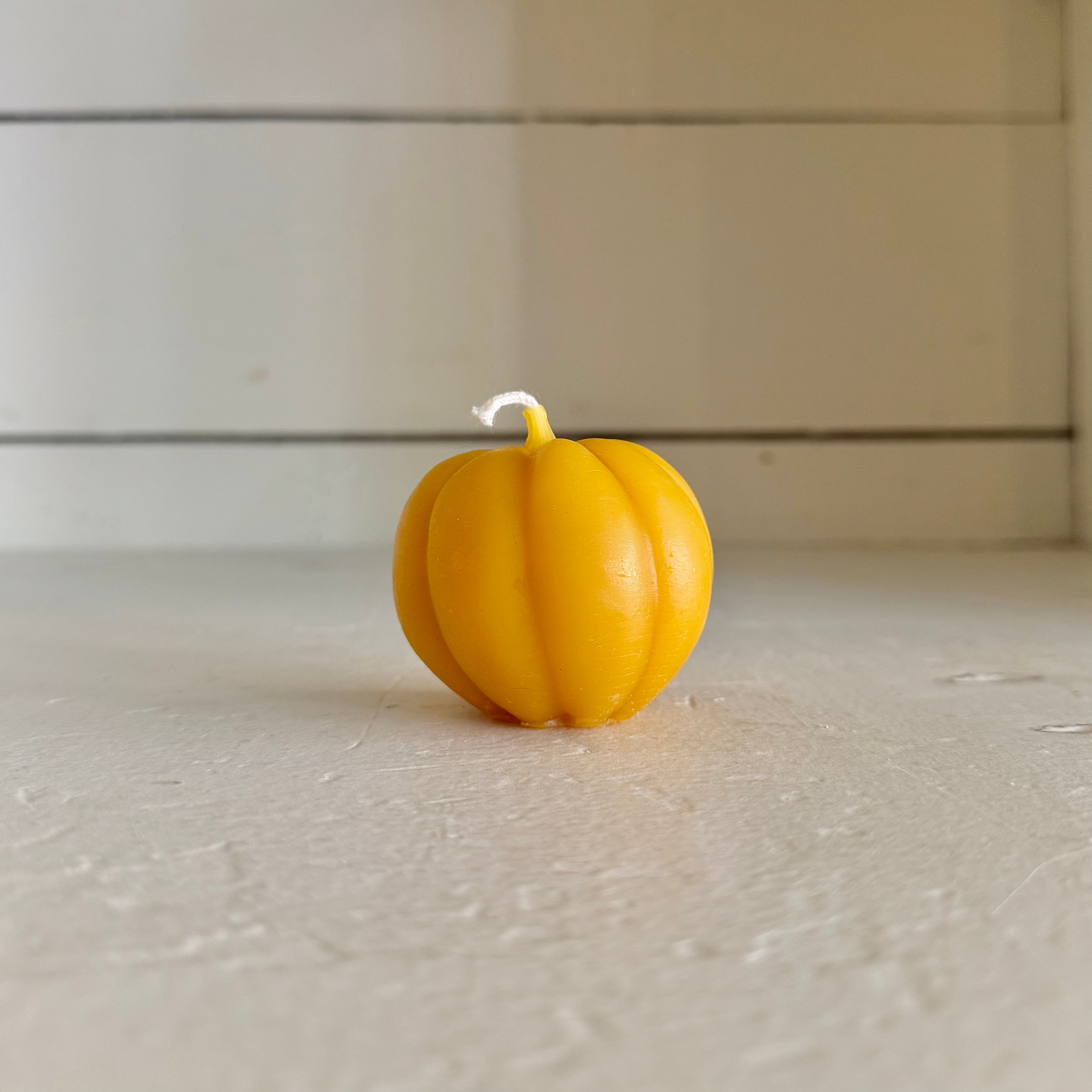 Beeswax Pumpkin Candle