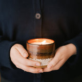 Des Moines Mercantile Refillable Pottery Candle - Fall Scents