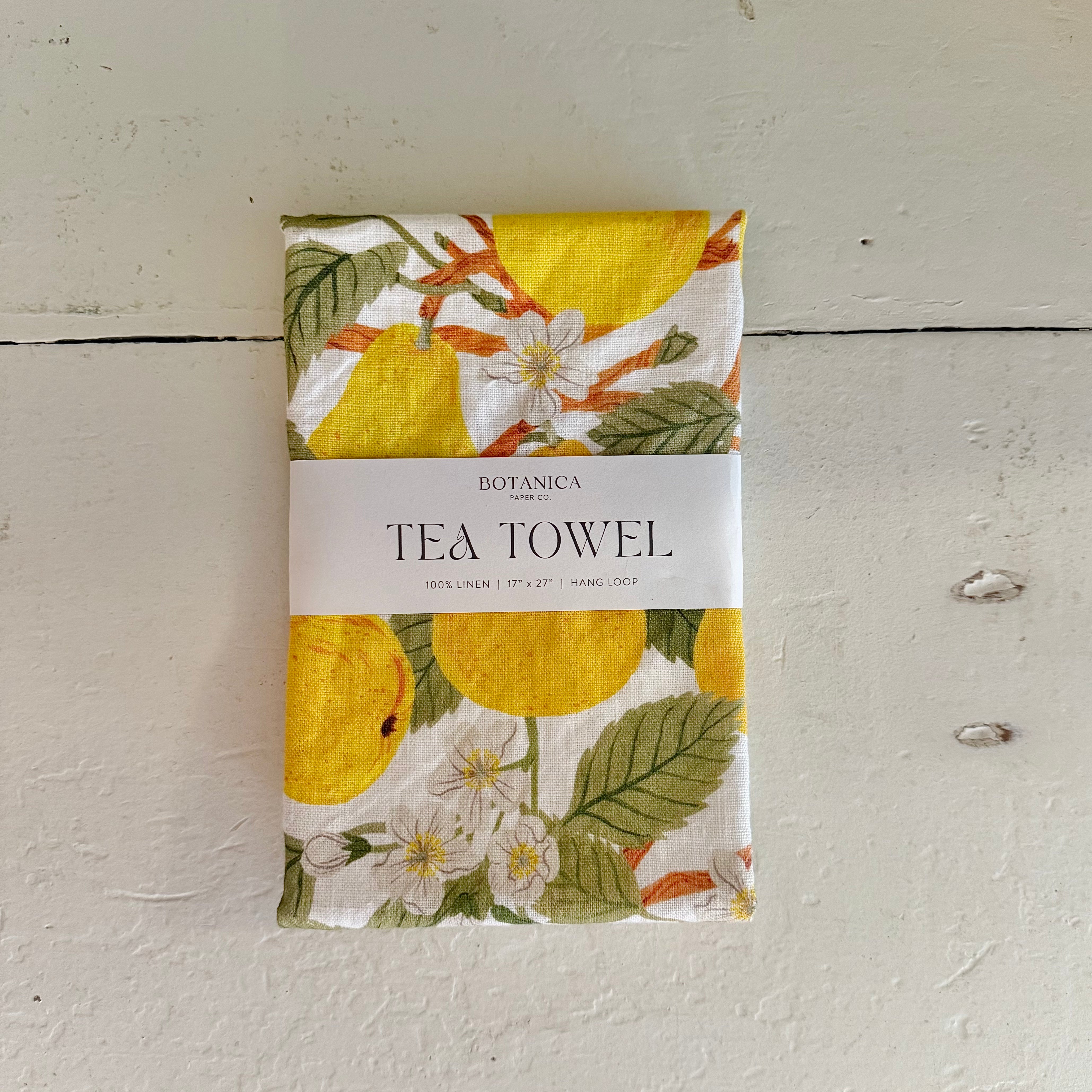 Botanica Paper Co Linen Tea Towel