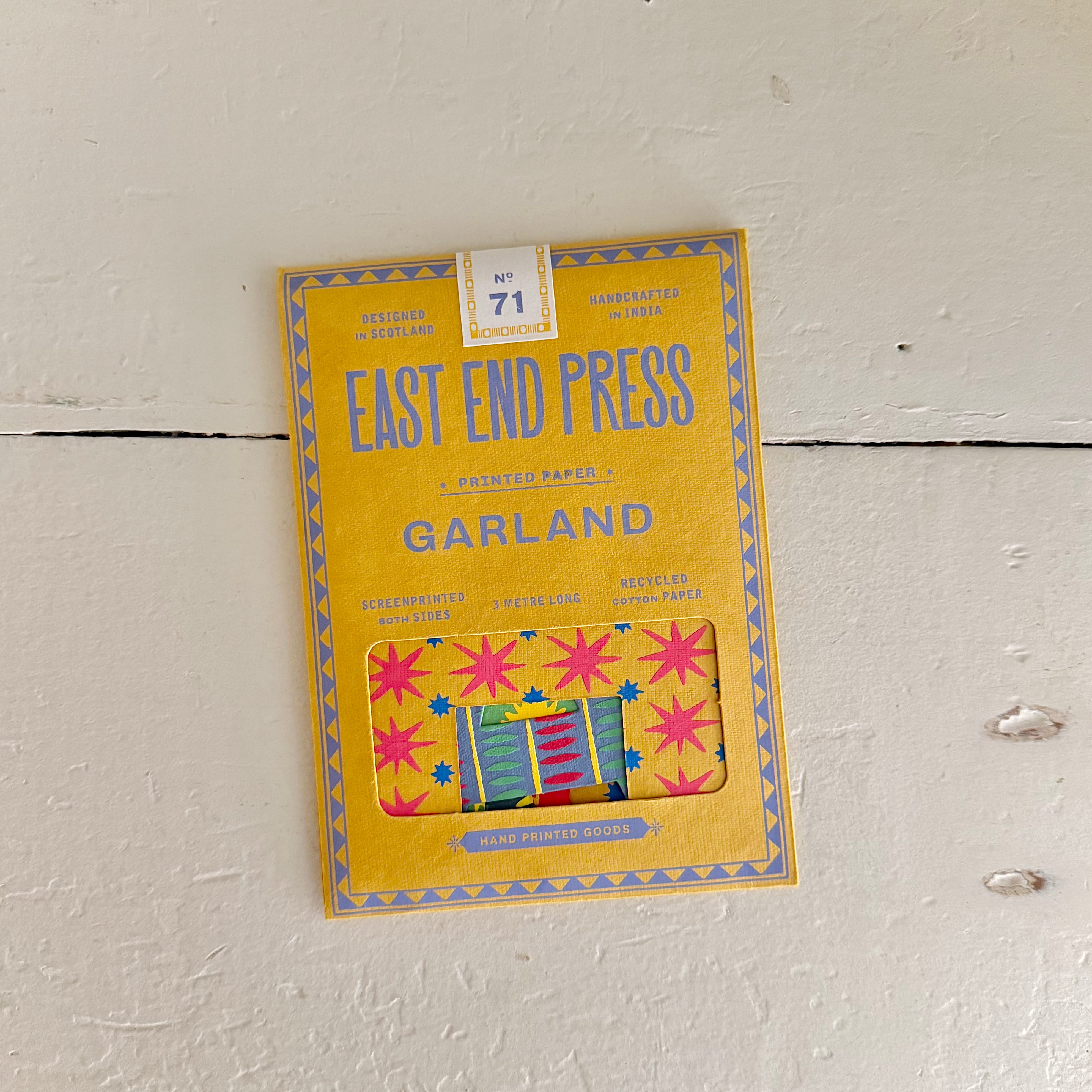 East End Press Paper Sewn Garland
