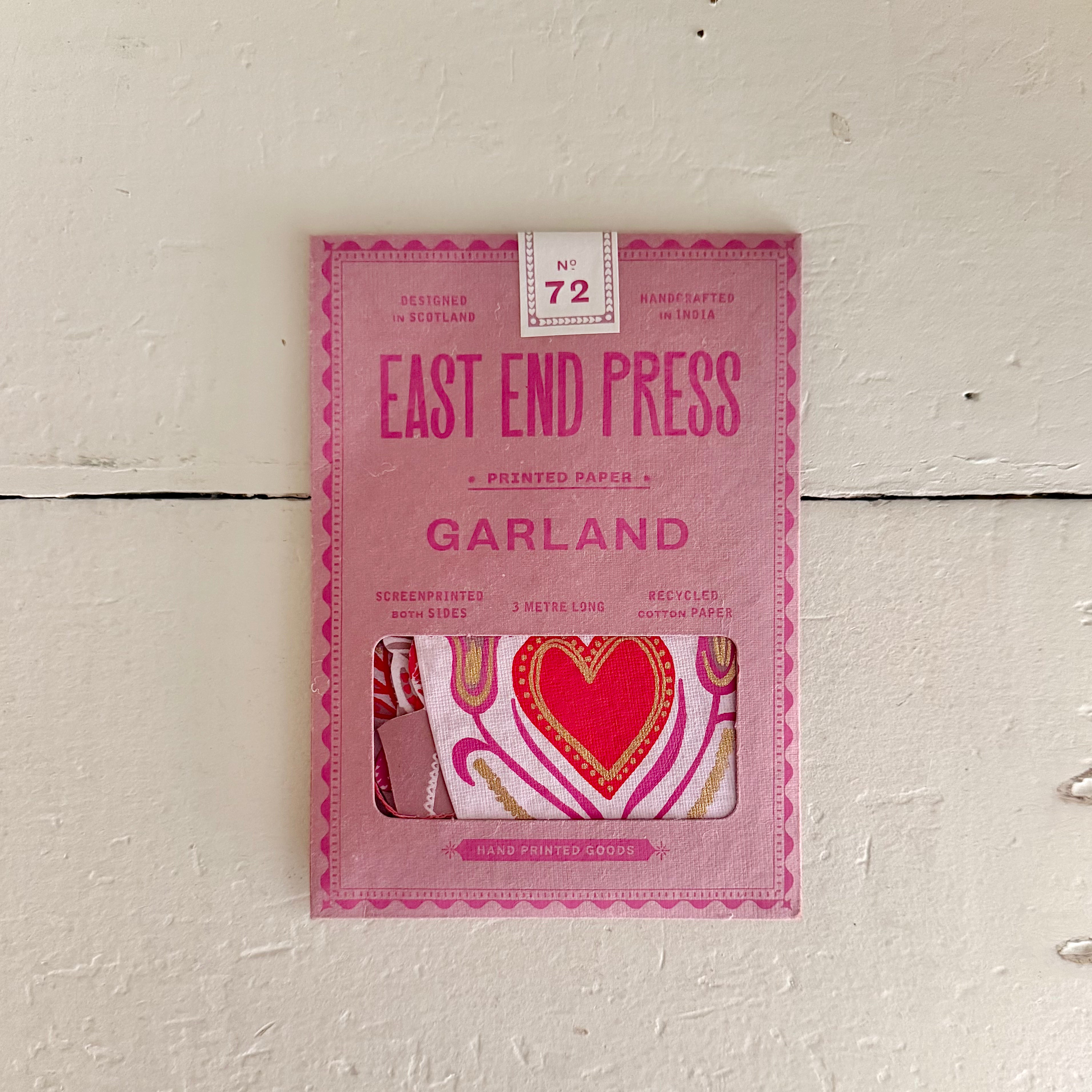 East End Press Paper Sewn Garland