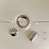 Scalloped Glass Teapot