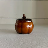 Mini Glass Pumpkin - Des Moines Mercantile Candle