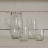 Pebbled Glass Pitcher