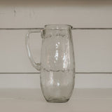 Pebbled Glass Pitcher